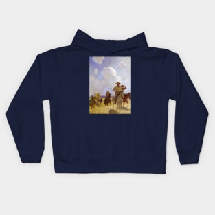 The Parkman Outfit. Henry Chatillon, Guide and Hunter by NC Wyeth Kids Hoodie